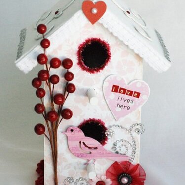 Love Birdhouse *Magistical Memories and Glue Dots*