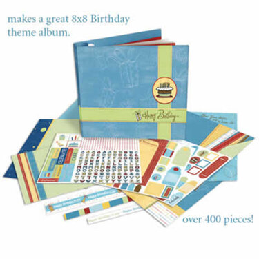 35001 8x8 Birthday Album Kit