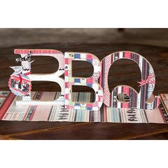 BBQ Wood Letters