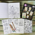 Adult Coloring Books from Adornit