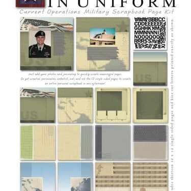 *NEW* Memories in Uniform Page Kits!