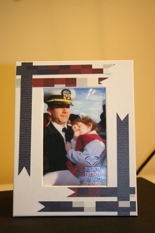 Memories in Uniform photo frame