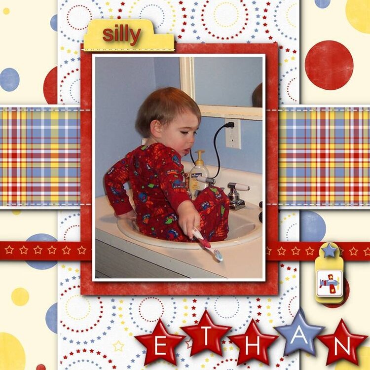 Little Boys Big Dreams Scrapkit by Michelle Bradley