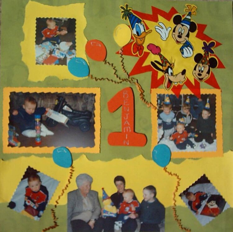 Benjamin&#039;s 1st Birthday party:  Mickey Mouse