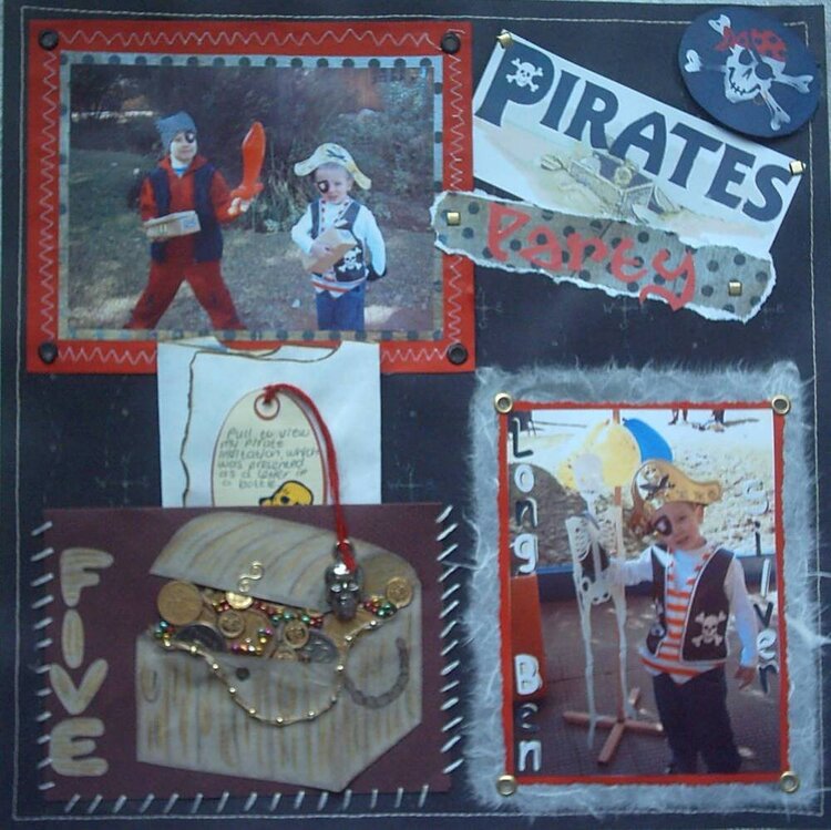 Benjamin&#039;s 5th Birthday Party:  Pirates pg1