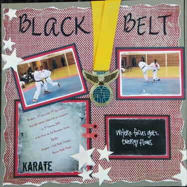Black Belt Victory (Left page)