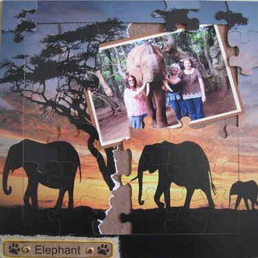 Elephant Puzzle Page