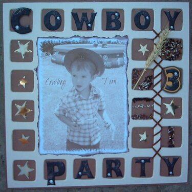 Timothy&#039;s Cowboy Party pg1
