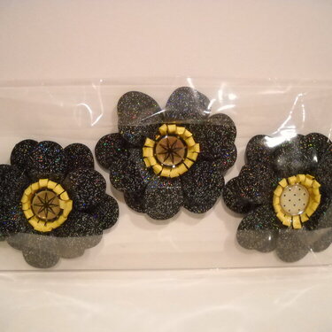 Black Flowers for swap
