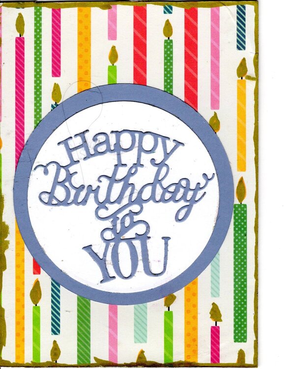 Happy Birthday To You - Candles