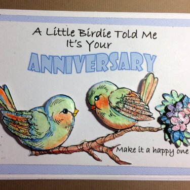 Anniversary A Little Birdie Told Me