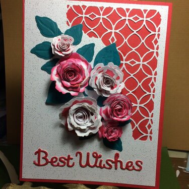 Best Wishes with Roses