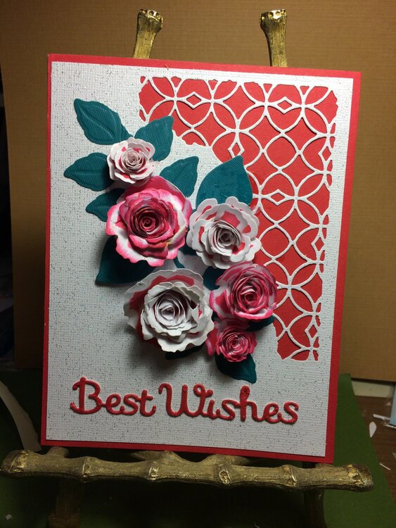 Best Wishes with Roses