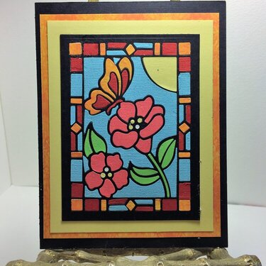 Stain Glass Card