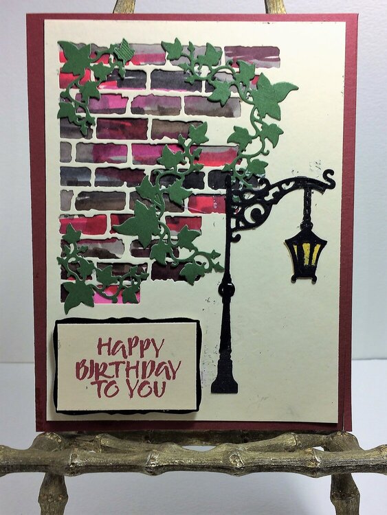Brick Wall Birthday Card (resubmitted)