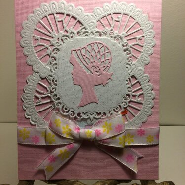 Pink Lady Birthday Card