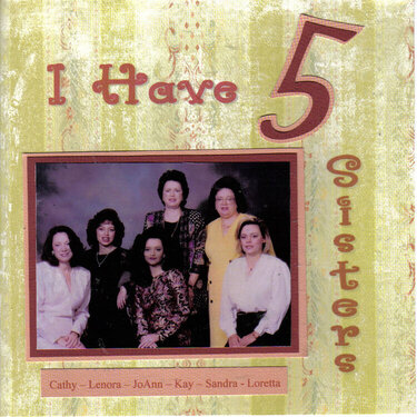 Book Of Me - I Have 5 Sisters