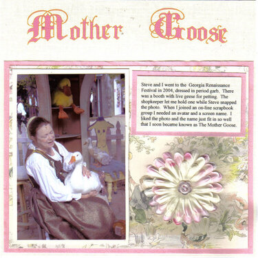 Book of Me - Mother Goose
