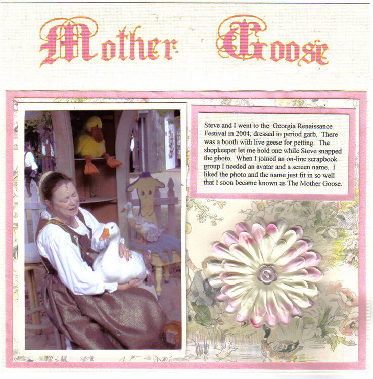 Book of Me - Mother Goose