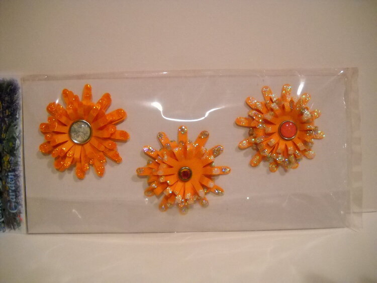 Orange Flowers for swap