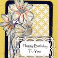 Yellow Daisy Birthday Card