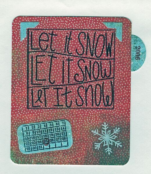::let it snow:: &lt;br&gt;Christmas Card