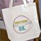 Affirmations tee and canvas bag