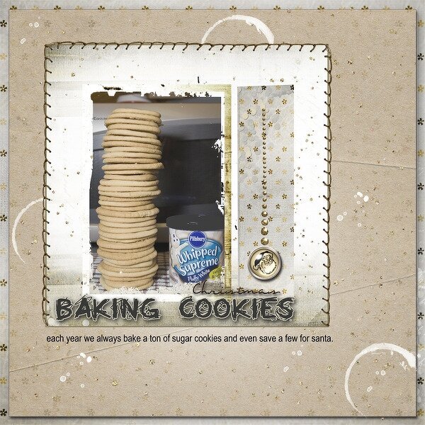 baking cookies