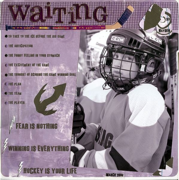 ~waiting~ Hockey layout &lt;br&gt;CherryArte