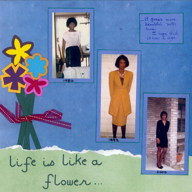 life is like a flower