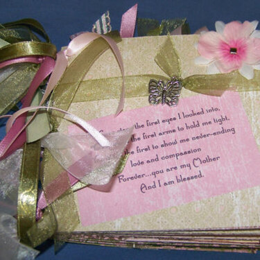 Pink and Green Mothers Day front cover