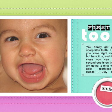 First Tooth