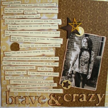 brave &amp; crazy *SFTIO July Courage Kit*