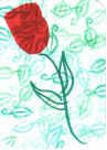 #30 &amp;quot;Rose on Leaves&amp;quot;