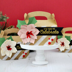 Poinsettia Christmas Box