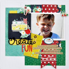 "Create Fun" Scrapbooking Layout Process Video