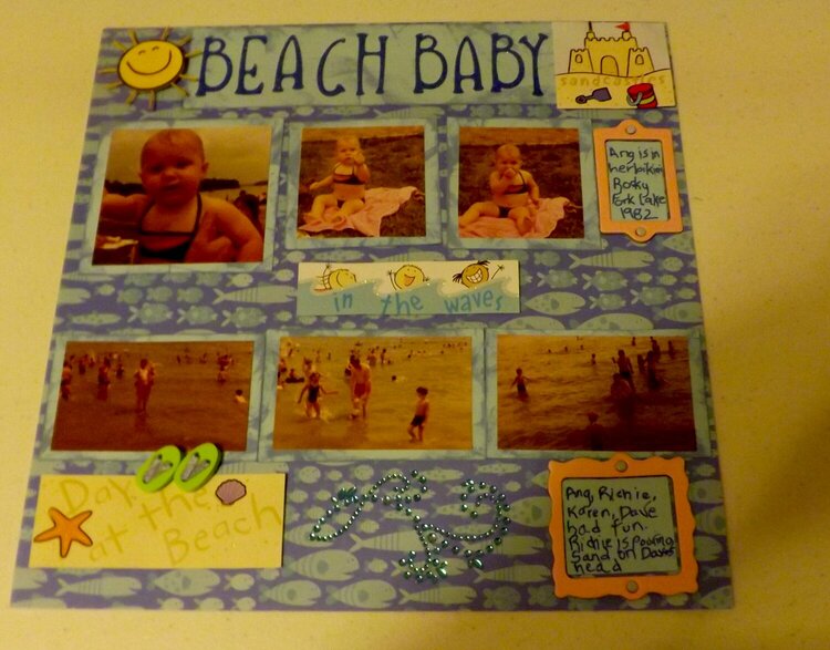 Beach baby NSDdiecut embell,travel,mixed may sports &amp; play