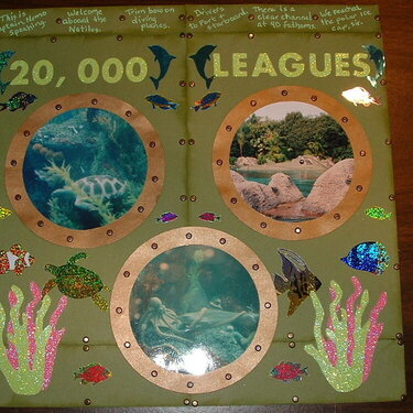 Disney 20,000 Leagues under the sea  left  about 166 brads