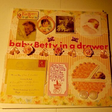 Baby Betty in a drawer Heritage Challenge May lift of Abbygirl