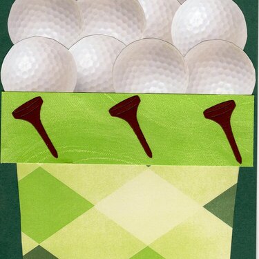 Golf Ball Bucket Card