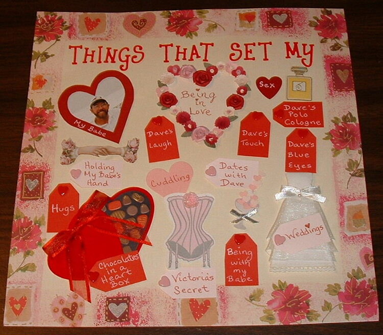 Things that set my heart on fire  Pg 1  Book of Me