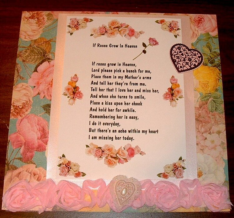 If Roses Grow in Heaven     my beautiful Mother pg 1