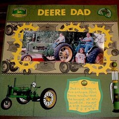 Deere Dad  1987   My Dad antique tractor