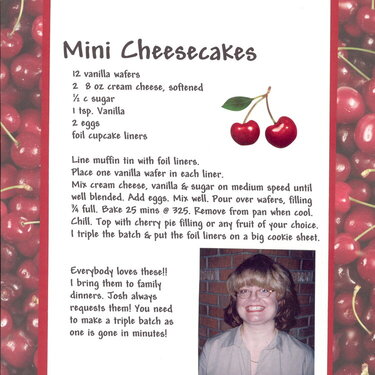 Mini Cheesecakes  Heritage Recipe Album