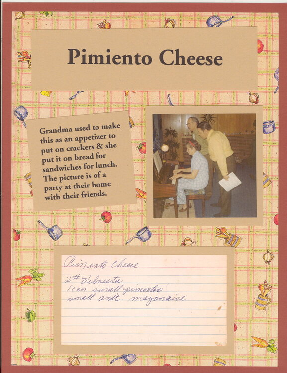 Pimiento Cheese  Heritage Recipe Album
