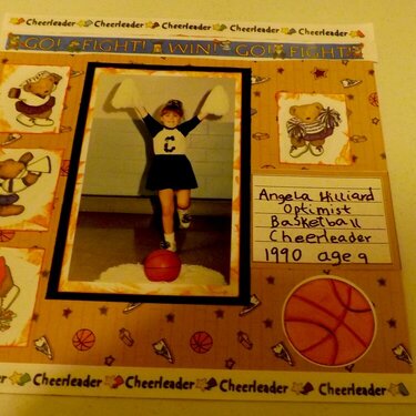 our sweet little boo bear basketball cheerleader Oct sports and play 10 share