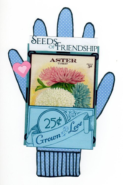 Garden  glove card for Reynee