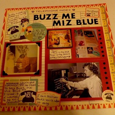 Buzz Me Miz Blue Heritage Challenge March
