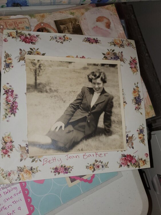 my sweet aunt Betty april heritage challenge