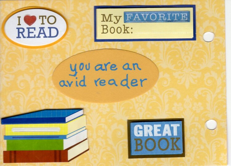 you are an avid reader   pg14